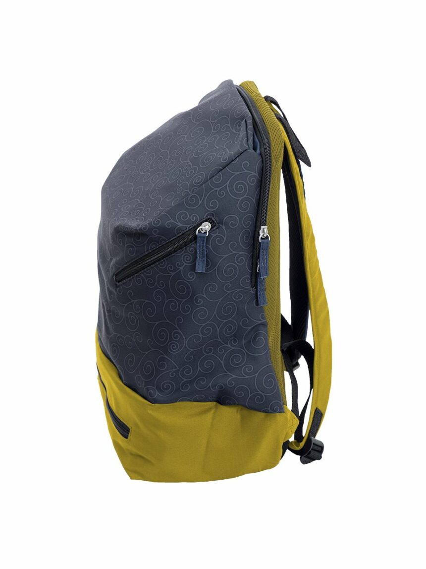 Smart daypack nero/senape